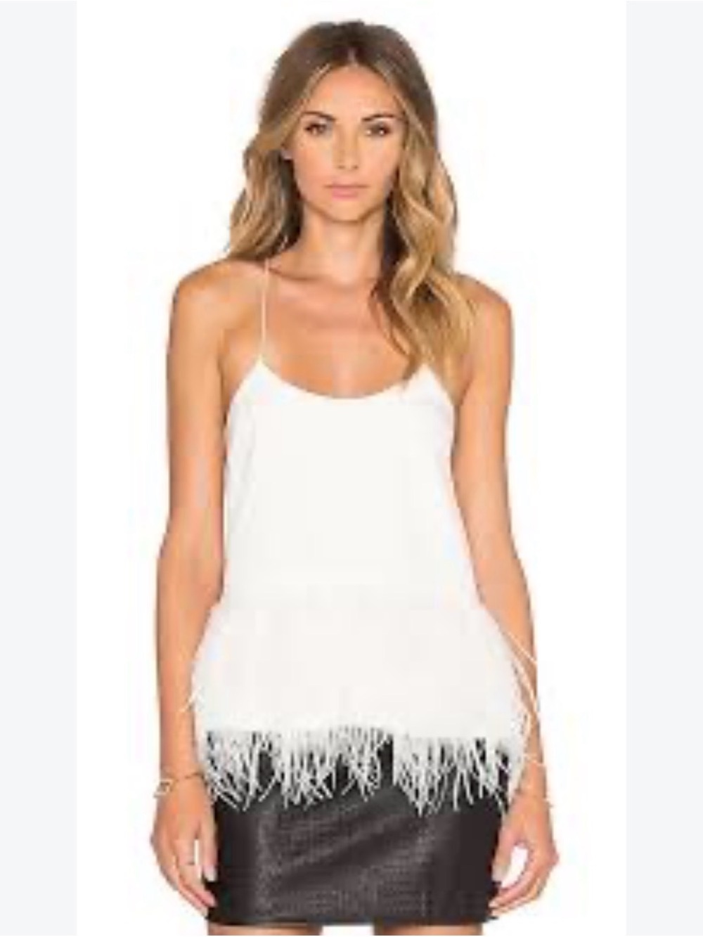 Tibi Mindi White Cami Top